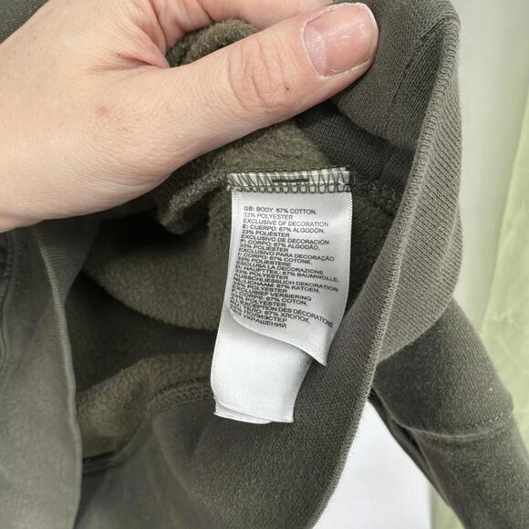 The North Face Olive Green Men’s Hoodie Size M - Picture 4 of 6